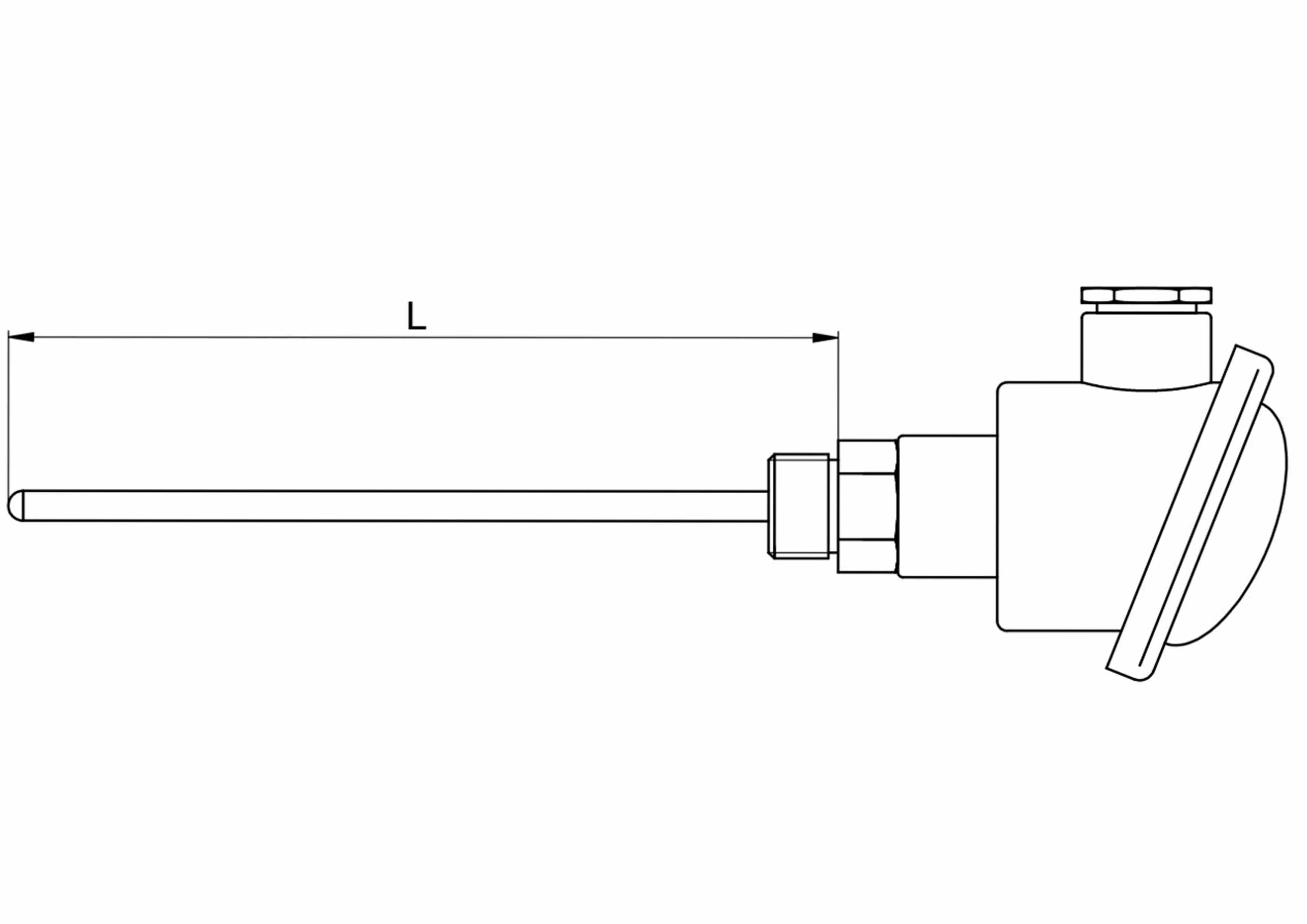 Plan de la sonde E5 E6 Sortie 4-20mA